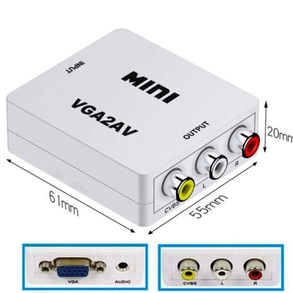 Μετατροπέας VGA σε Audio Video Out Oem