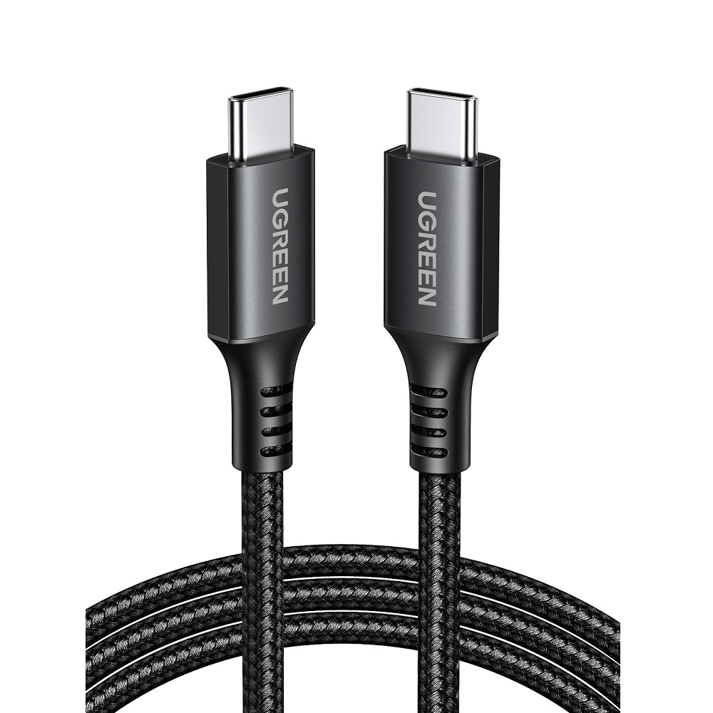 Καλώδιο Φόρτισης UGREEN US567 15373 USB-C σε USB-C PD 60W 1m Μαύρο Γκρί - Repairland