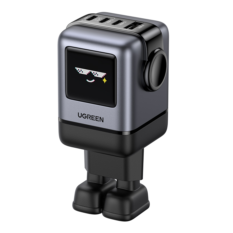 Φορτιστής Σπιτιού GaN PD 100W UGREEN X688 45515B 4 Θέσεων Γκρί - Repairland