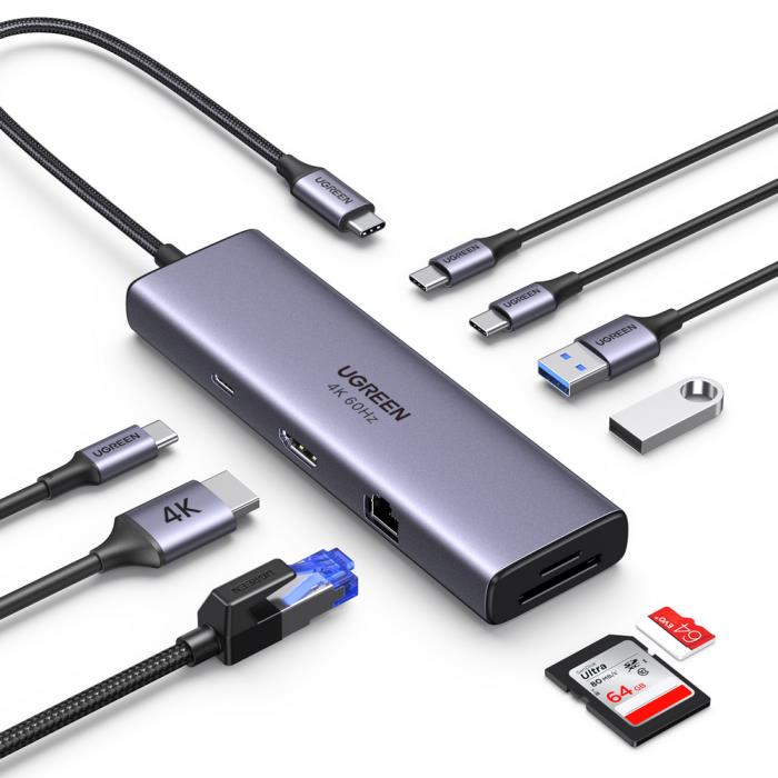 USB-C Docking Station 9 σε 1 UGREEN CM498 15375 - Repairland