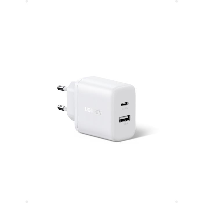 Φορτιστής Σπιτιού PD 20W UGREEN X227 45310 2 Θέσεων Λευκό - Repairland