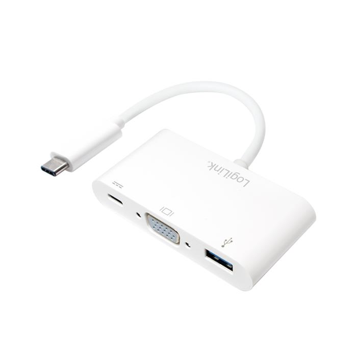 Μετατροπέας USB-C σε VGA/Type-C/USB Logilink UA0260 - Repairland