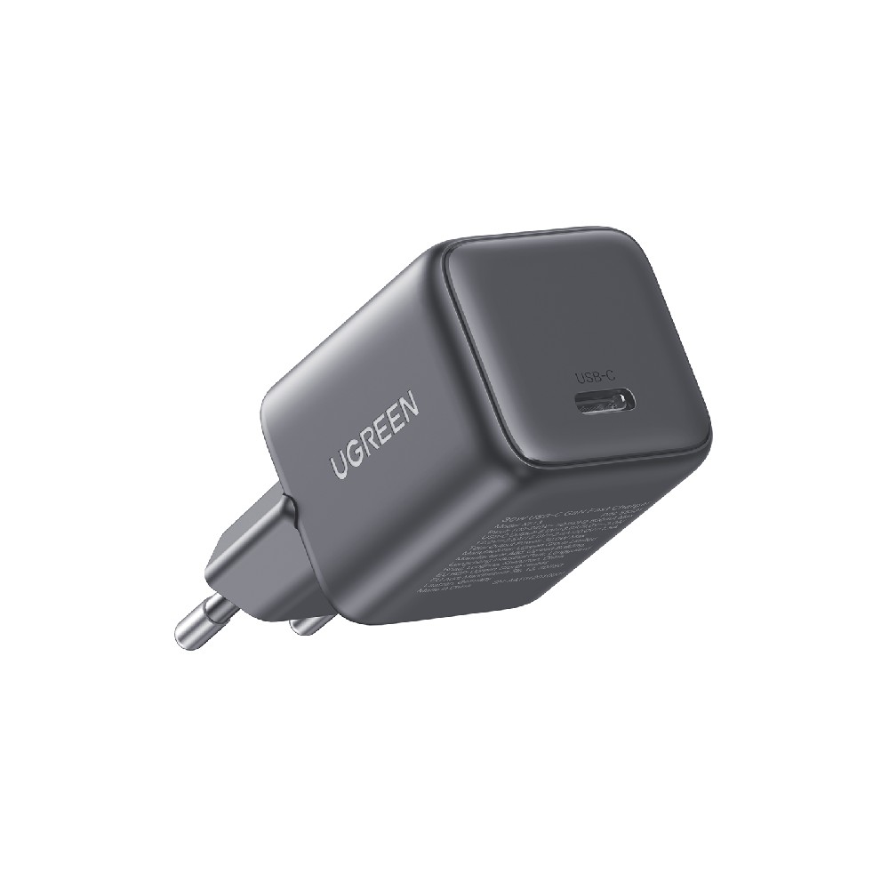 Φορτιστής Σπιτιού GaN PD 30W UGREEN X513 55531 1 Θέσης Γκρι - Repairland