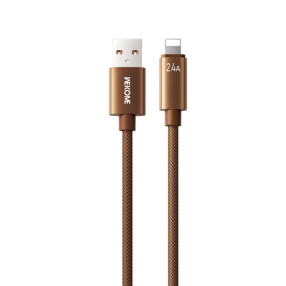 Καλώδιο Φόρτισης WK WDC-63i USB σε Lightning 1.2m Καφέ - Repairland