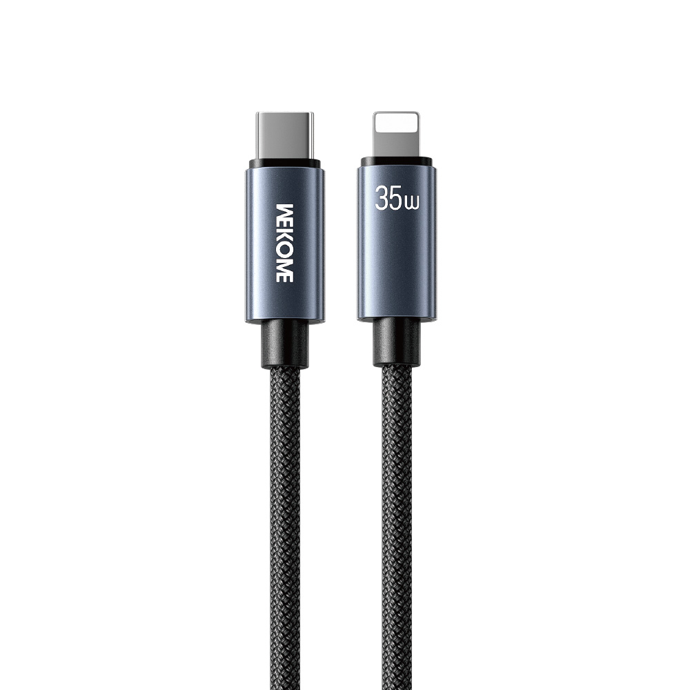 Καλώδιο Φόρτισης WK WDC-65 USB-C σε Lightning PD 35W 1.2m Μαύρο - Repairland