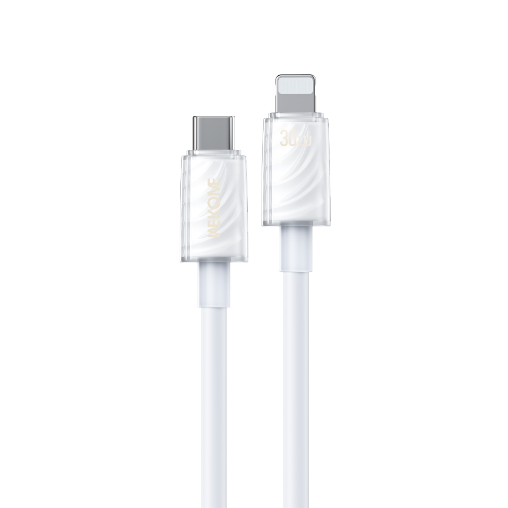 Καλώδιο Φόρτισης WK WDC-73 USB-C σε Lightning PD 30W 1.2m Λευκό - Repairland