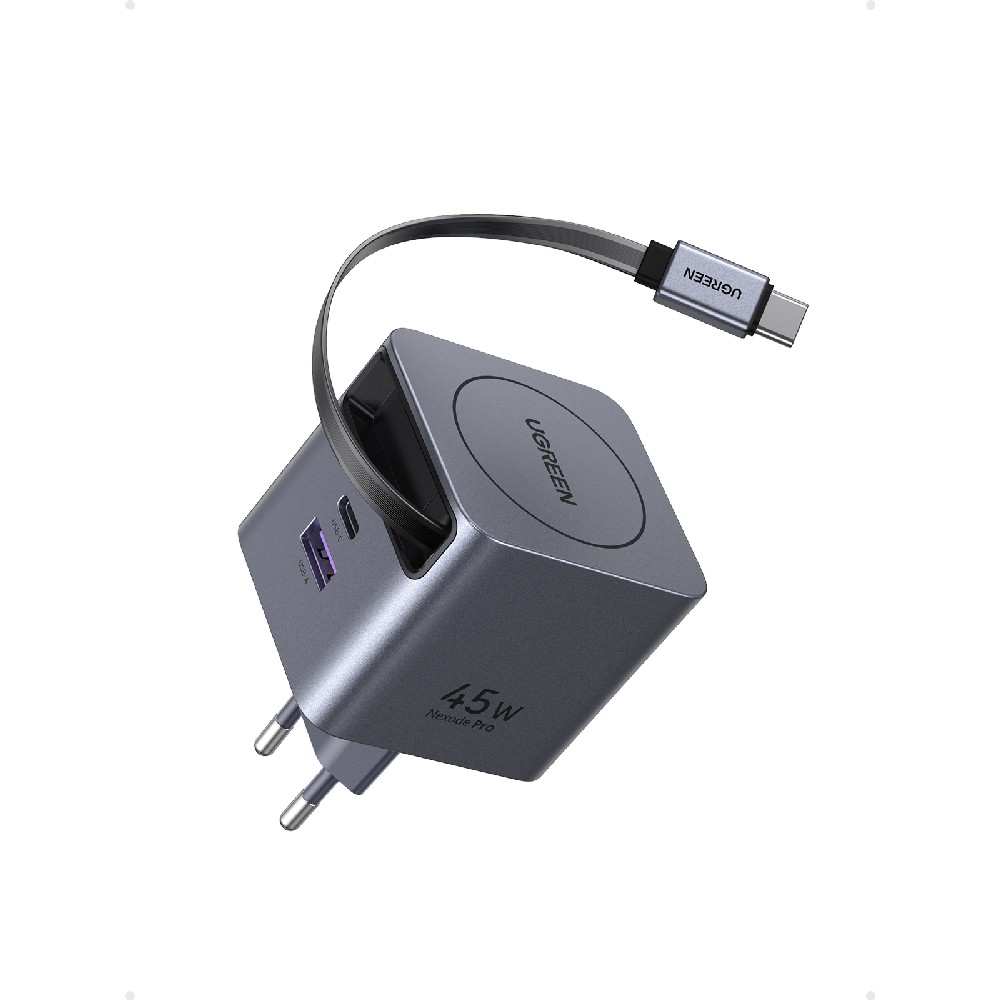 Φορτιστής Σπιτιού GaN PD 45W UGREEN X614 65822 2 Θέσεων
