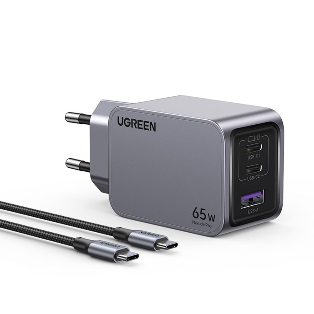 Φορτιστής Σπιτιού GaN PD 65W UGREEN X755 25871 3 Θέσεων