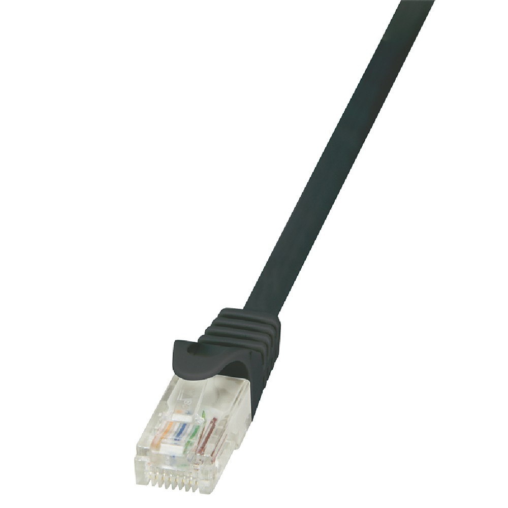 Καλώδιο Δικτύου U/UTP CAT6 LogiLink CP2013U 0.25m Μαύρο - Repairland