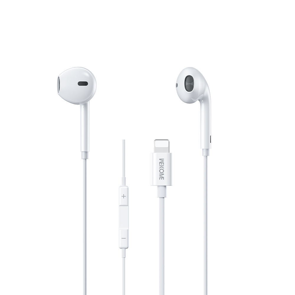 Ακουστικά Lightning WK ΥΒ09 Plug & Play Λευκό - Repairland
