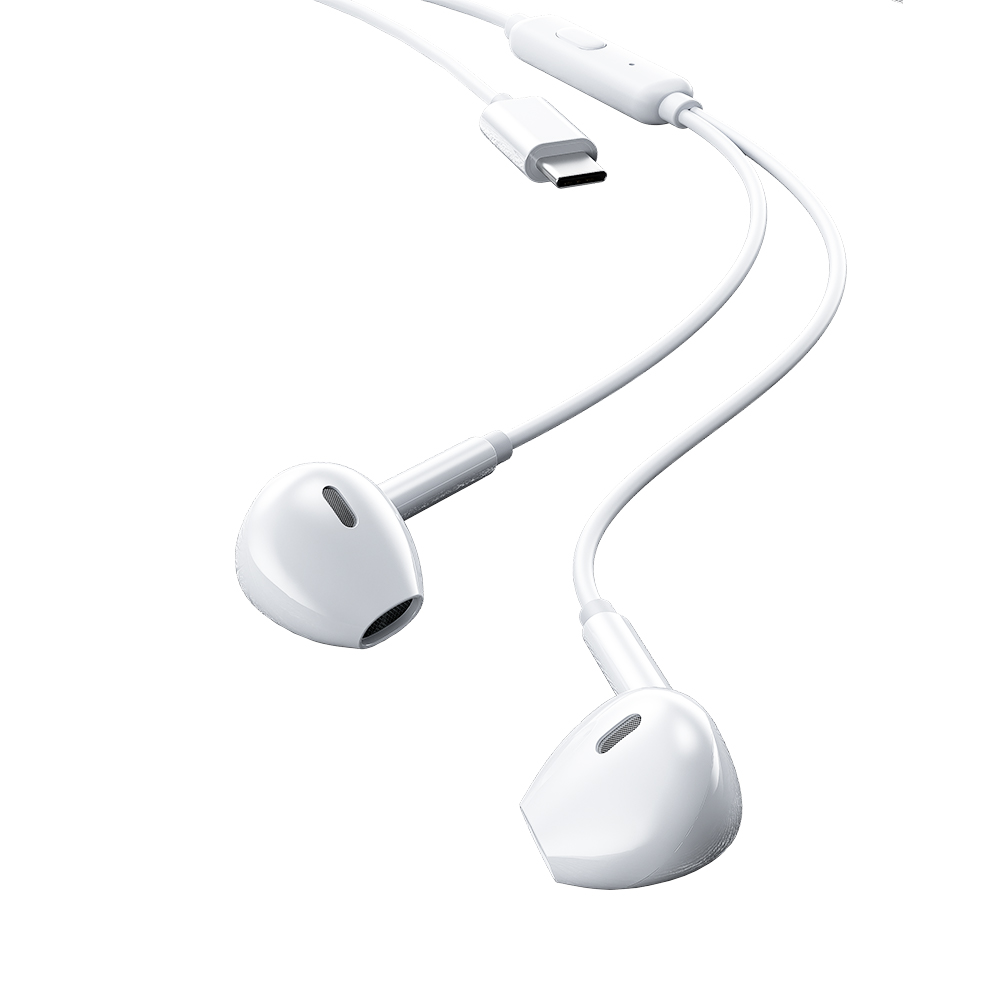 Ακουστικά USB-C WK YB03 Λευκό - Repairland