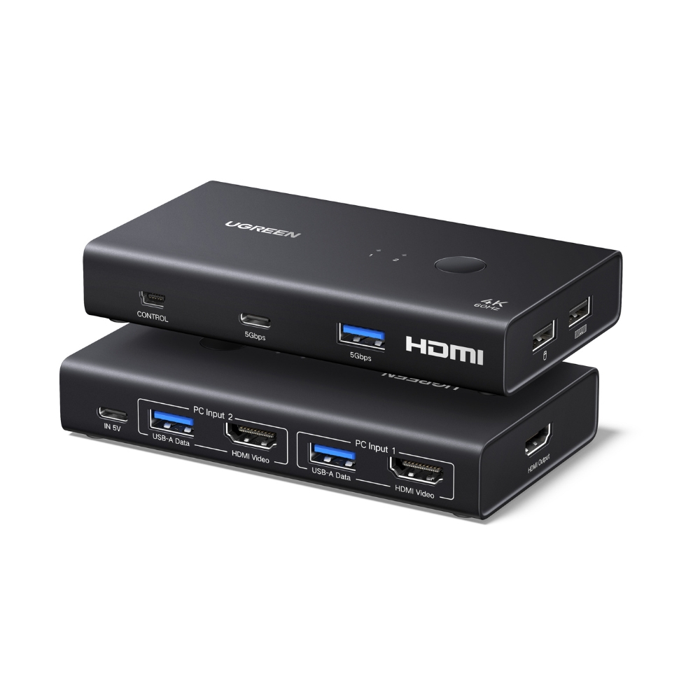 KVM Switch 2 θέσεων USB/HDMI UGREEN AK502 75246 - Repairland