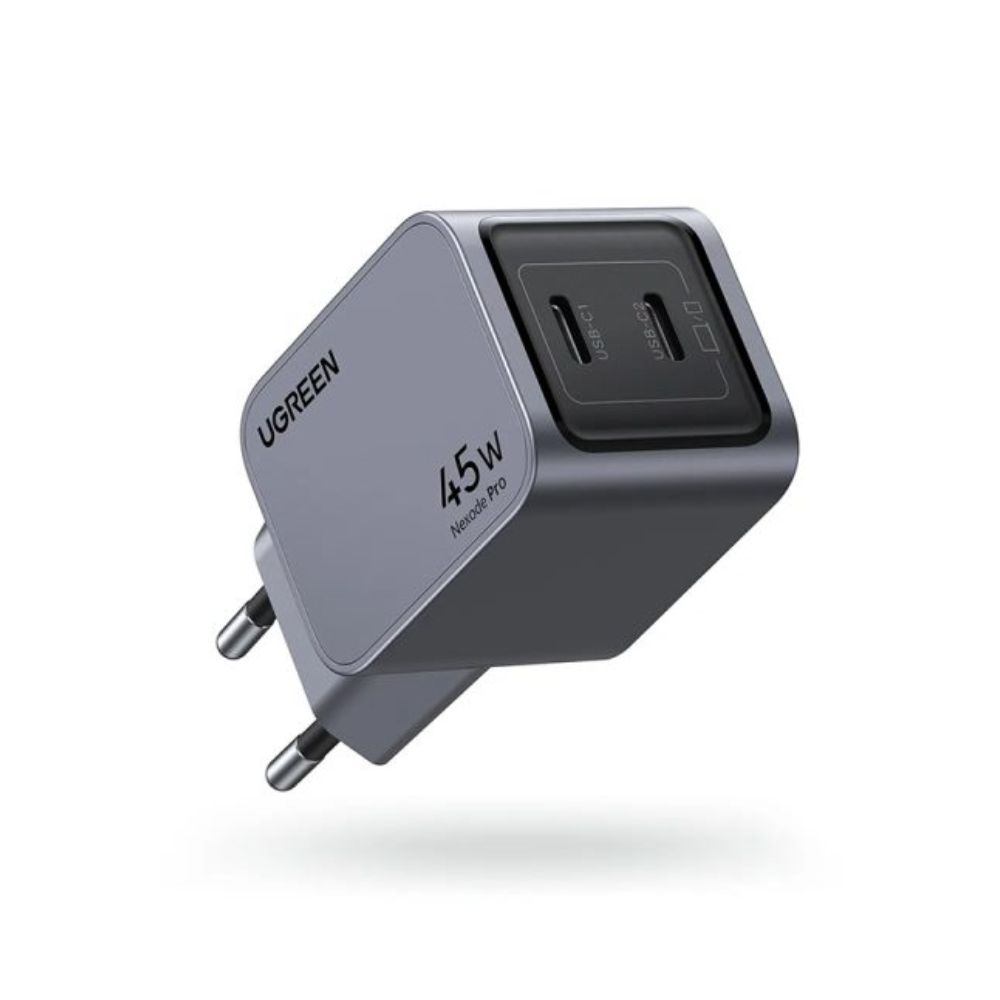 Φορτιστής Σπιτιού GaN PD 45W UGREEN X707 35008 2 Θέσεων Γκρι - Repairland