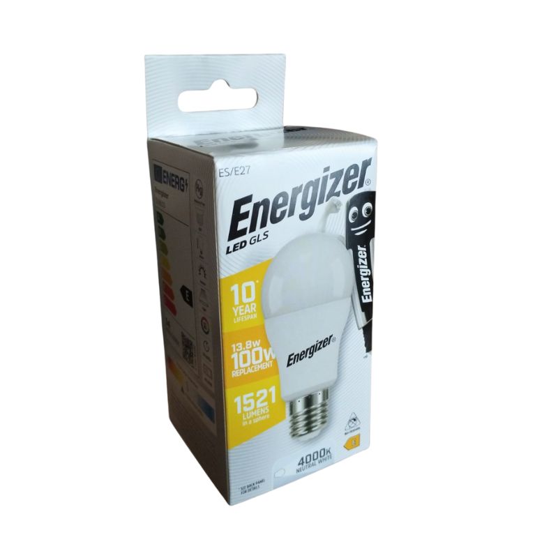 Energizer BEC Κοινή Λάμπα LED 13.8W E27 1521lm 4000k Φυσικό Λευκό Energizer