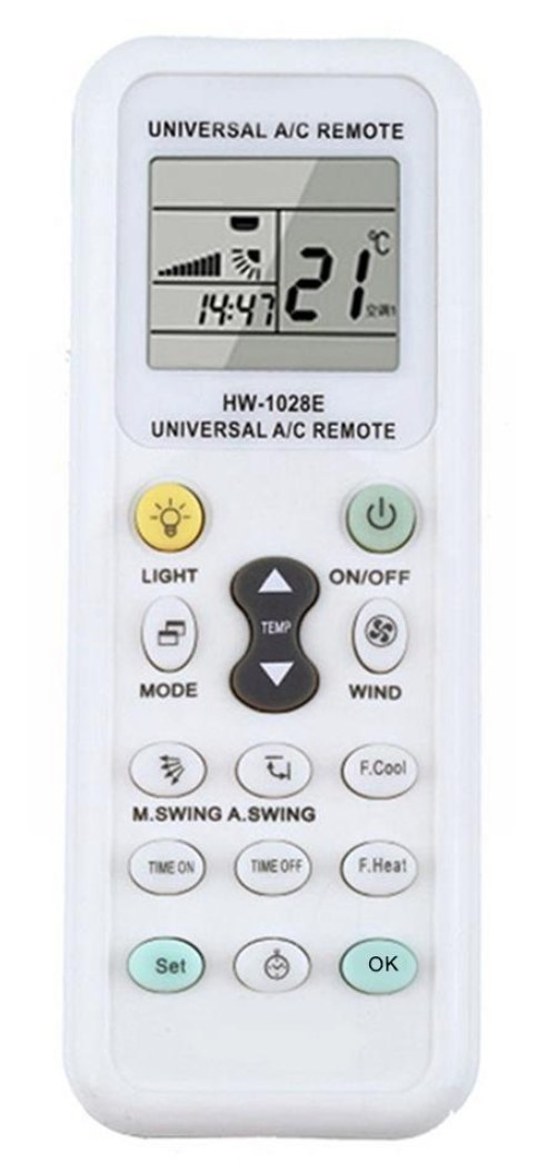 Τηλεχειριστήριο Κλιματισμού Universal Aircool L 1028V Atc