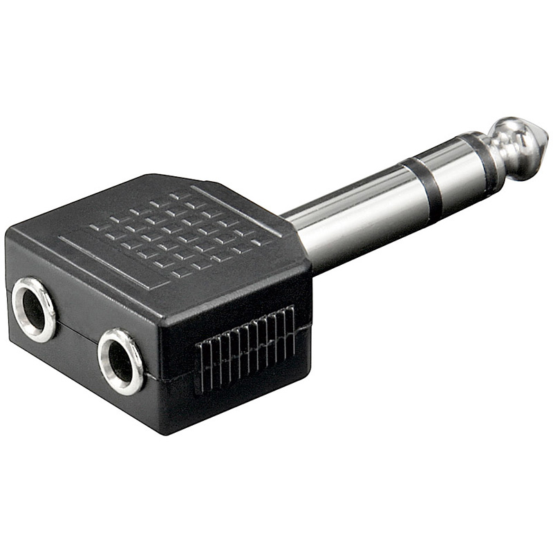 Μετατροπέας Stereo 6.5mm Σε 2 Stereo 3.5mm Θηλ. Oem