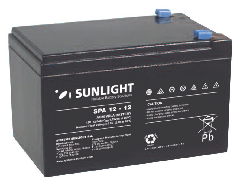 Sunlight Μολύβδου 12V.12A Alarm Sunlight