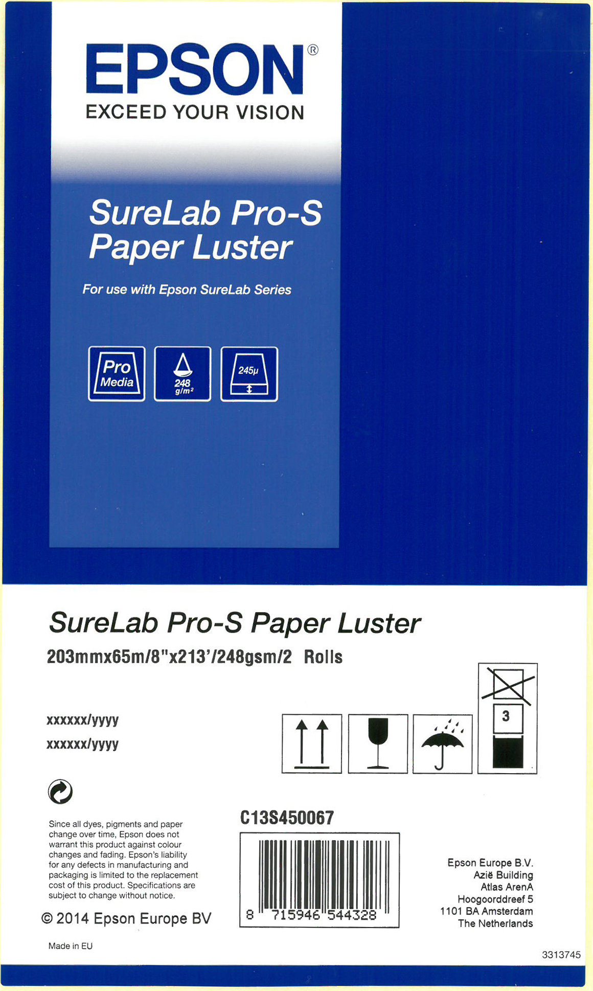 EPSON Paper Luster C13S450067BP EPSON