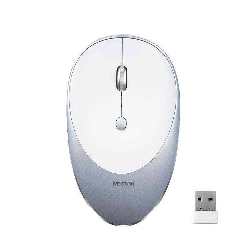 Meetion MT-R600 2.4G Ασύρματο Ποντίκι / Ασημί Meetion