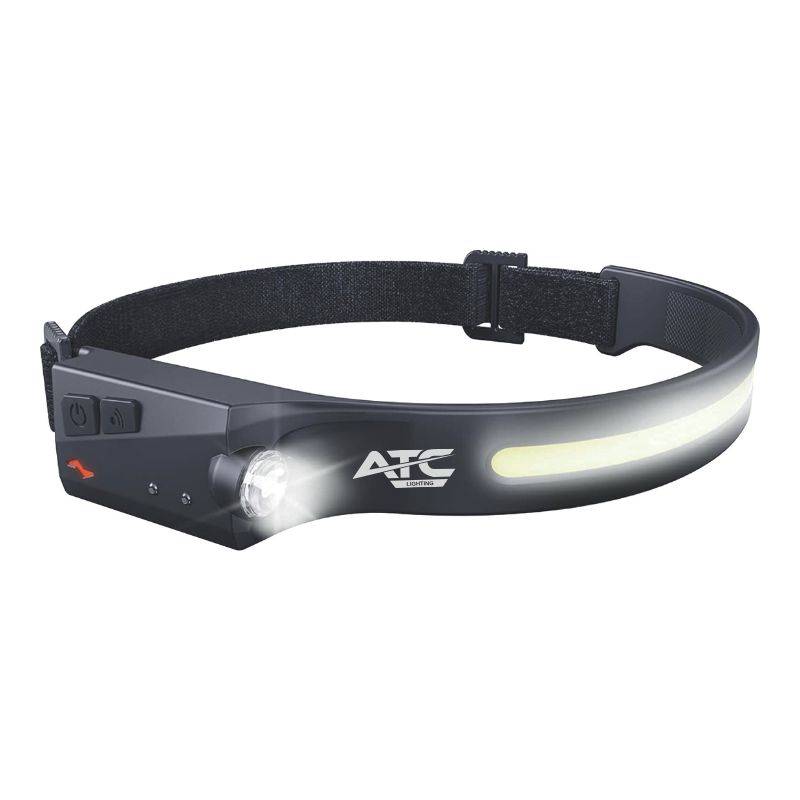 HL01 Φακός Κεφαλής 360° με Aισθητήρα Kίνησης ON/OFF 350 Lumens Atc