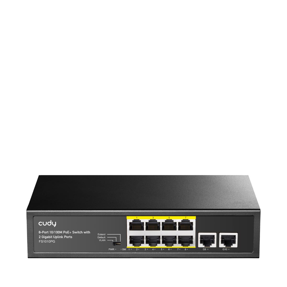 CUDY FS1010PG 8 PORT POE + 2 UPLINK GIGABIT + SWITCH