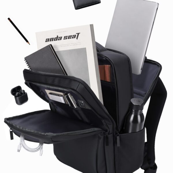 ANDA SEAT Backpack PROLINE 16"" 42x30x15cm BLACK ANDA SEAT