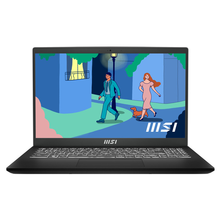 MSI Laptop Modern 15 B7M 15.6'' FHD IPS R7-7730U/16GB/1TB SSD/Win 11 Home/2Y/Classic Black MSI