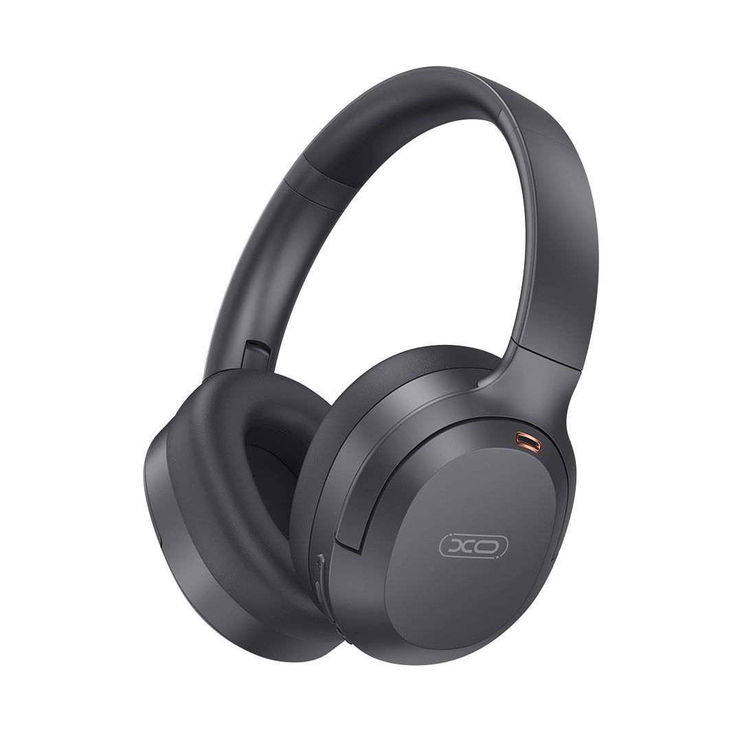 XO BE53 Ακουστικά Κεφαλής Bluetooth Tough Style με Περιστρεφόμενη Στέκα & ANC Μαύρα XO
