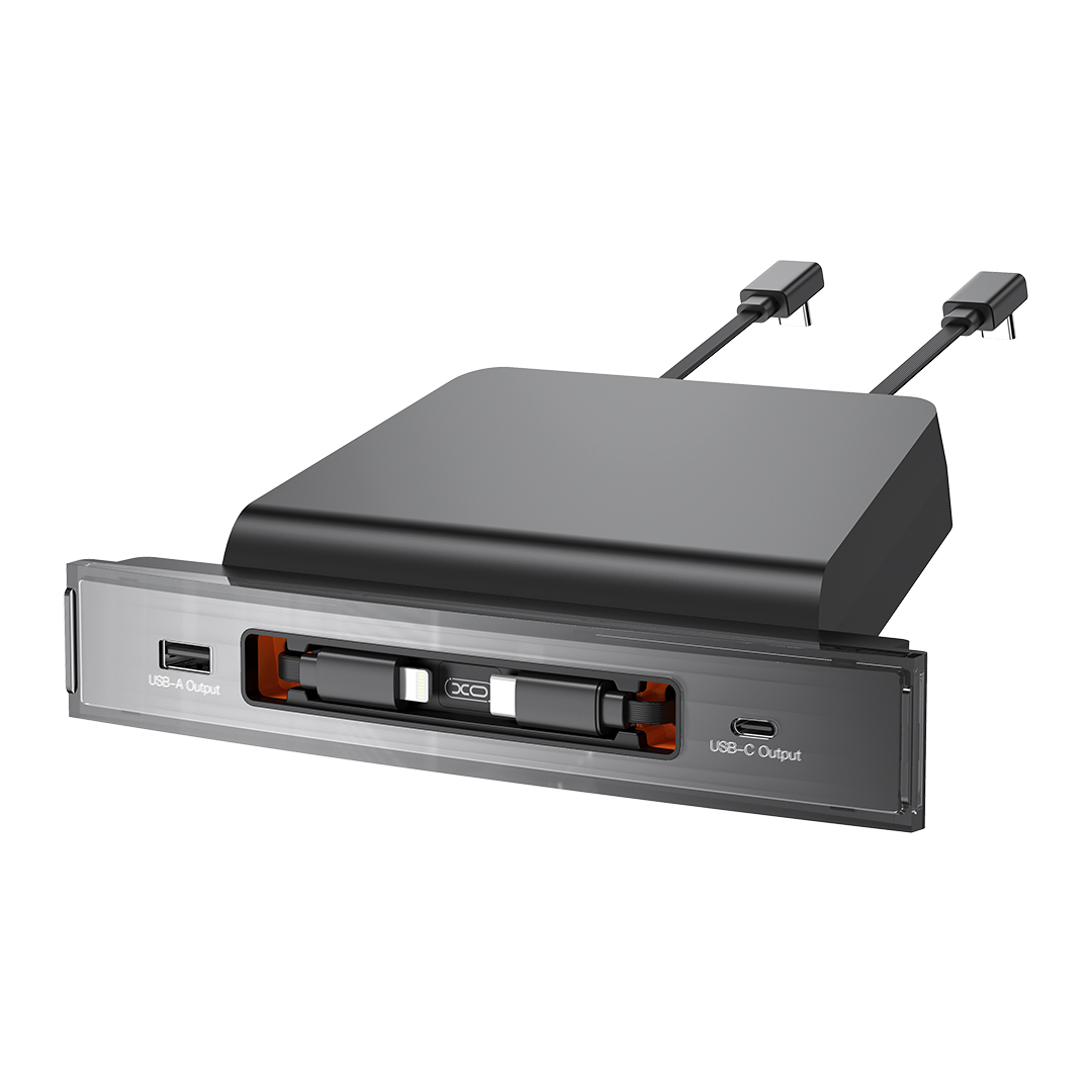 XO NB285 Docking Station με Αναδιπλούμενα Καλώδια 4-in-1 XO