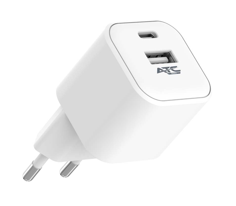 CH10 Φορτιστής PD με 2 Θύρες USB-Α & Type-C 12W Atc