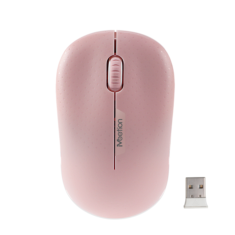 Meetion MT-R545 2.4G Ασύρματο Ποντίκι / Ρόζ Meetion