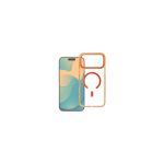 Case Frame Clear Hybrid Mag Cover MagSafe iPhone 17 Pro Max Hermes Orange - OEM