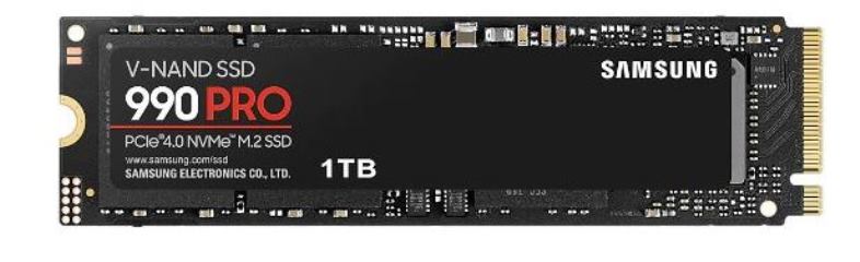 SAMSUNG SSD M.2 NVMe PCI-E GEN4 1TB MZ-V9P1T0BW SERIES 990 PRO SAMSUNG