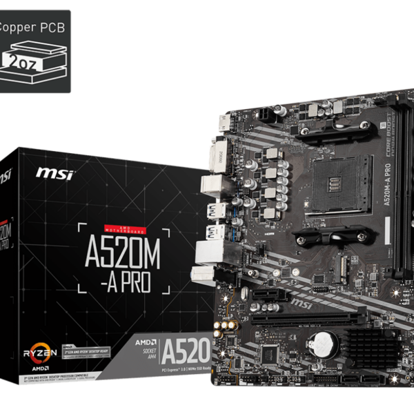 MSI MB A520M-A PRO MSI
