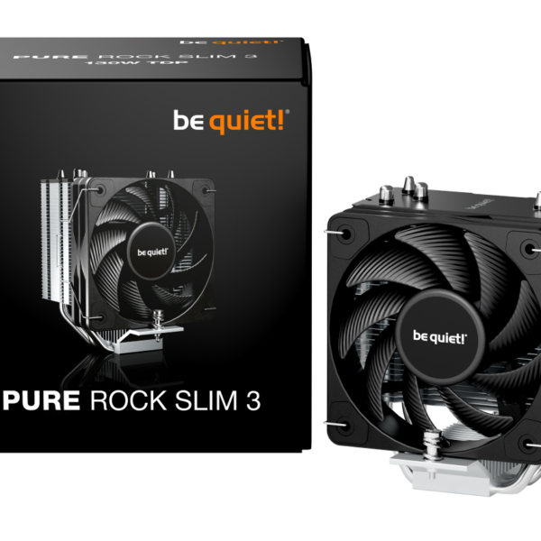 BEQUIET CPU AIR COOLER PURE ROCK SLIM 3 BK047 BEQUIET
