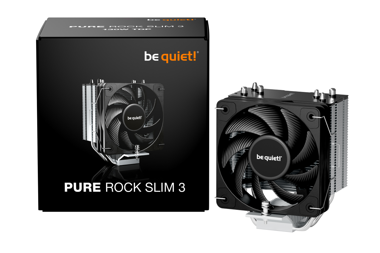 BEQUIET CPU AIR COOLER PURE ROCK SLIM 3 BK047 BEQUIET
