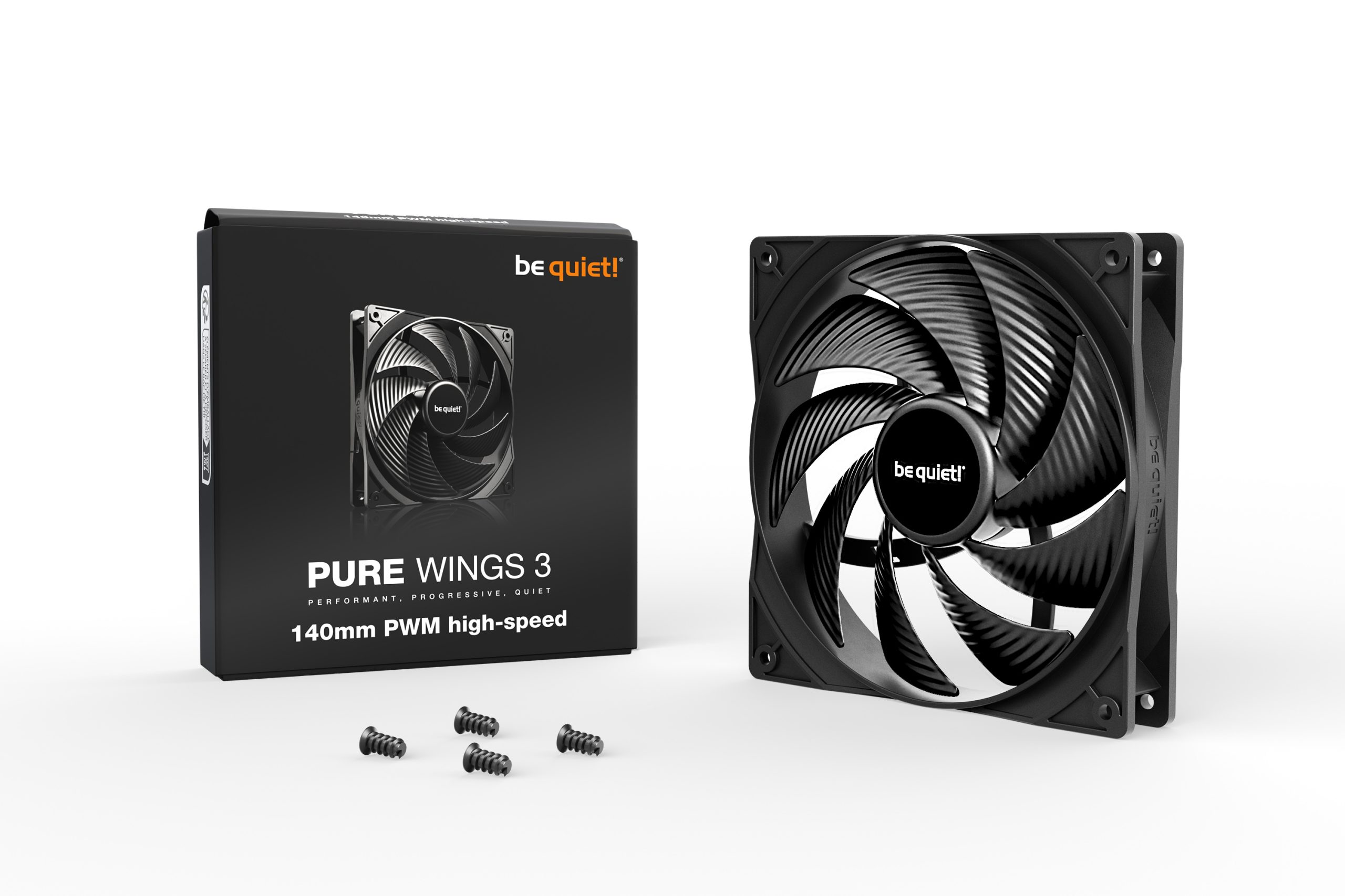 BEQUIET FAN PURE WINGS 3 140MM PWM HIGH-SPEED BL109 BEQUIET