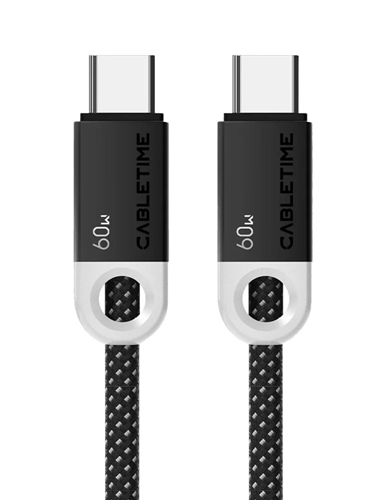 CABLETIME καλώδιο USB-C CT-CM60-PBW