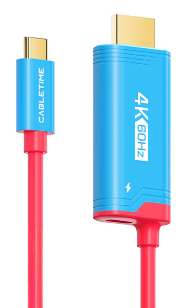 CABLETIME καλώδιο USB-C σε HDMI CT-CMHD4P