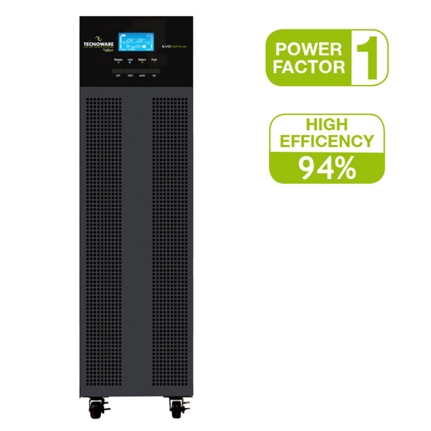 TECNOWARE UPS EVO DSP PLUS 6.0 PF 1.0 FGCEDP6MM2/C 16 BATTERIES 12V/ 7