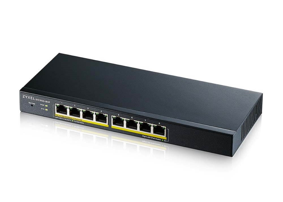 ZYXEL SWITCH GS-1900-8HP ZYXEL