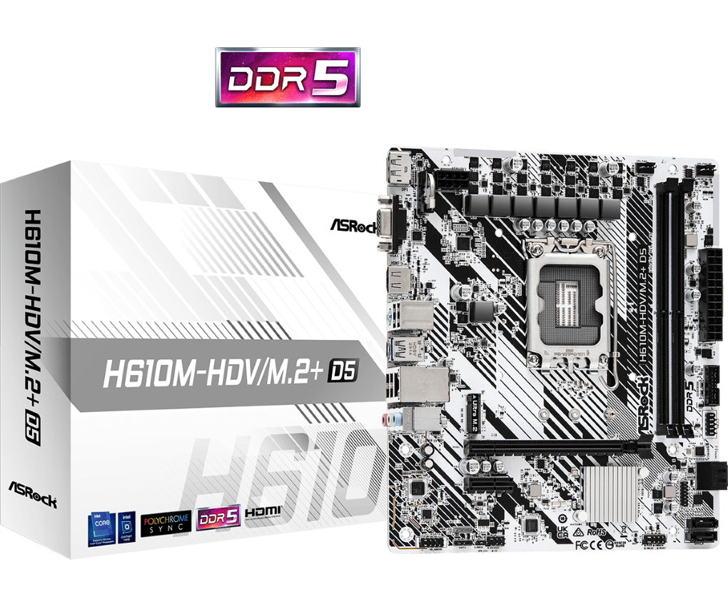 ASROCK MB H610M-HDV/M.2+ D5 ASROCK