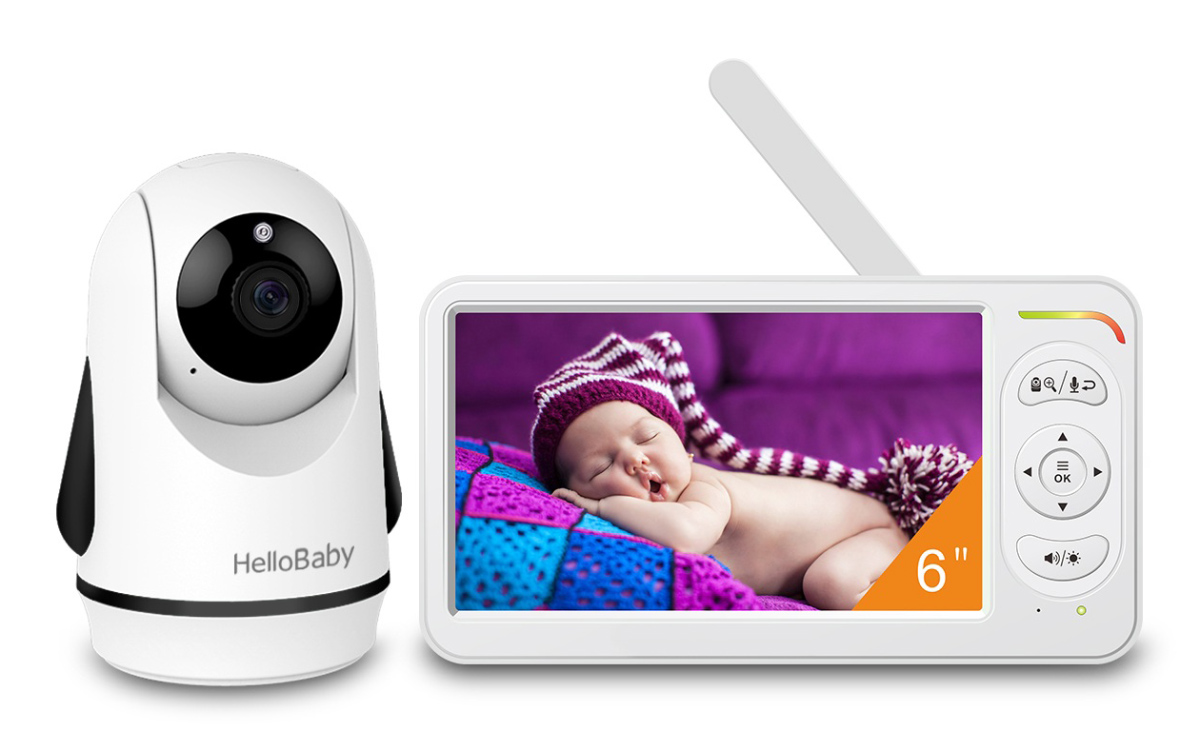 HELLOBABY ενδοεπικοινωνία μωρού HB6364 με κάμερα & οθόνη 6"