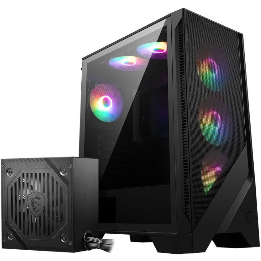 MSI PC CHASSIS MAG FORGE 120A B65 WITH 650W PSU BLACK MSI