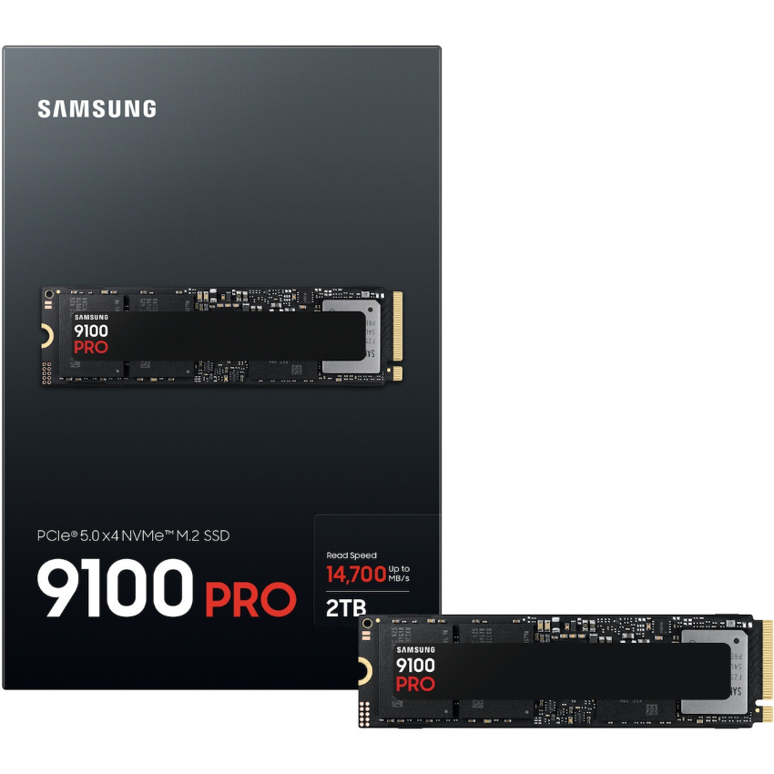 SAMSUNG SSD M.2 NVMe PCI-E GEN5 2TB MZ-VAP2T0BW SERIES 9100 PRO SAMSUNG