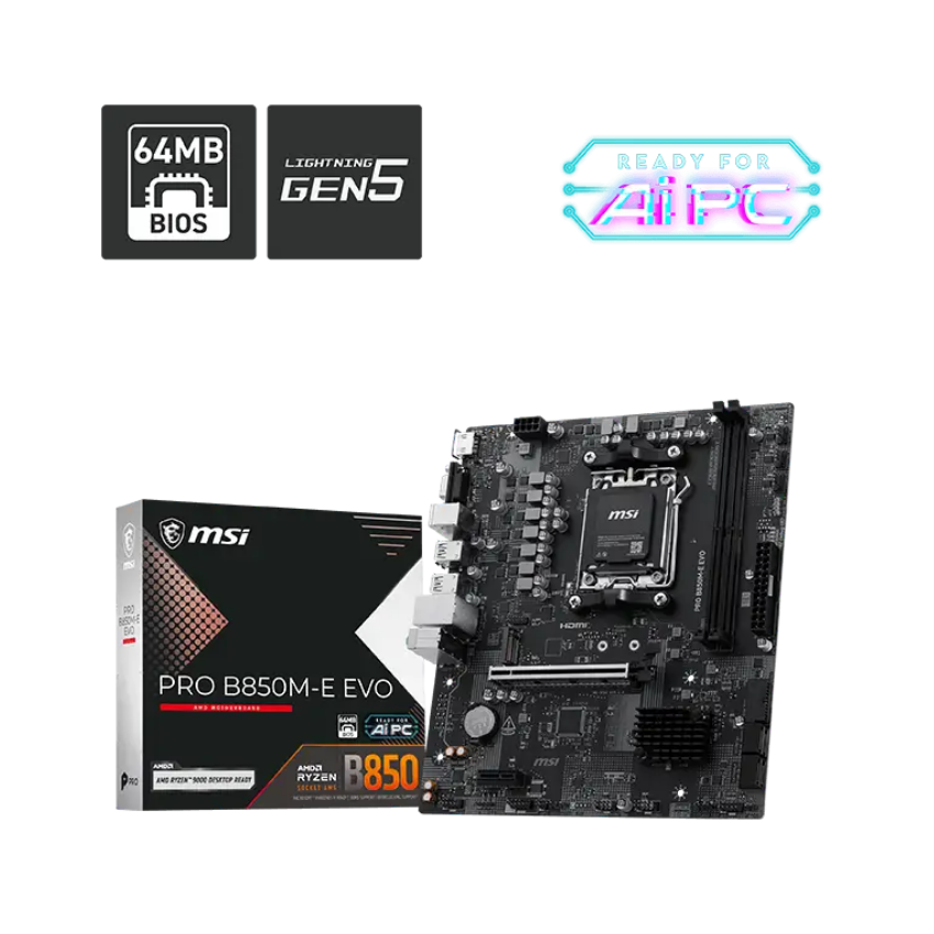 MSI MB PRO B850M-E EVO MSI