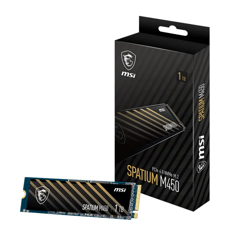 MSI SSD SPATIUM M450 M.2. NVME PCIE GEN 4.0 1TB V1 MSI