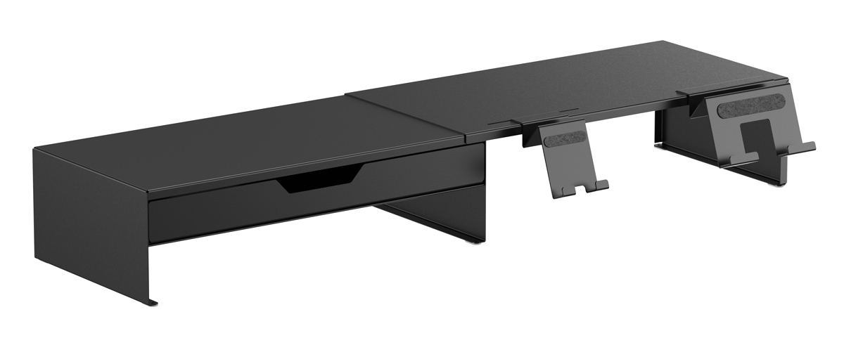 BRATECK επιτραπέζια βάση για οθόνη/laptop/smartphone/tablet STB-128-02 με συρτάρι
