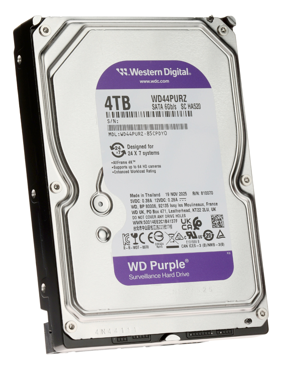 WD σκληρός δίσκος Purple 3.5"