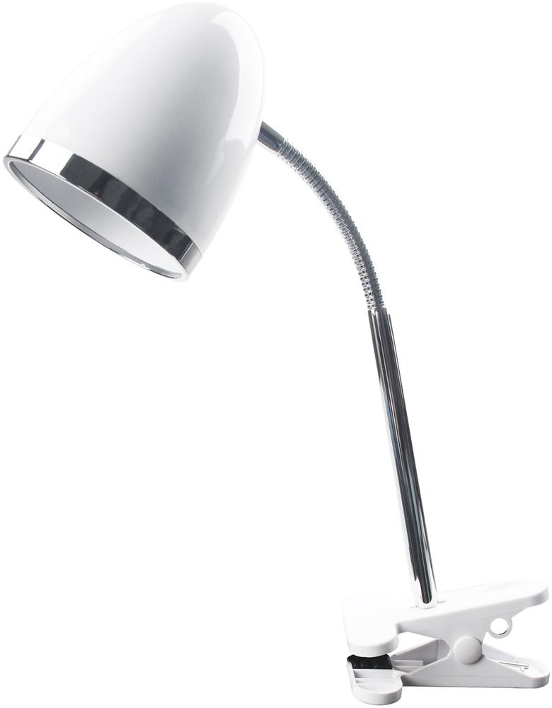 Avide Basic Φωτιστικό Γραφείου με Κλιπ E27 15W Λευκό Avide